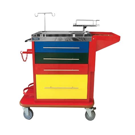 Emergency Crash Cart 4 Drawers Msmedicals