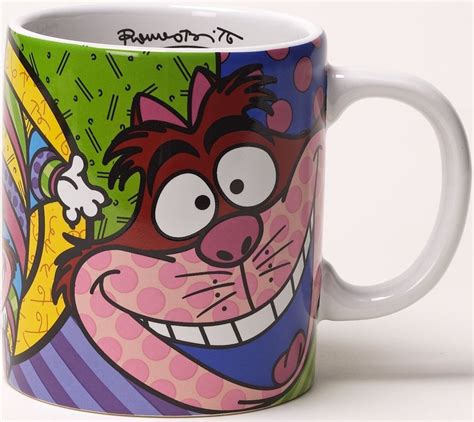 Britto Disney 4024516 Cheshire Cat Mug Alice in Wonderland