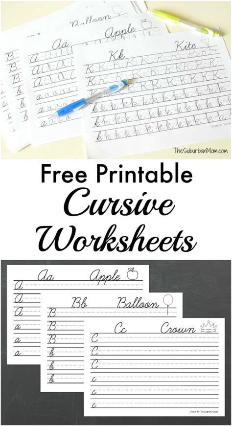 FREE Cursive Worksheets Pack | Teaching cursive, Cursive worksheets ...