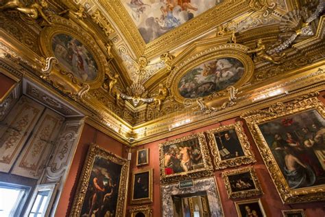 Interiors Of Palazzo Pitti, Florence, Italy Editorial Photo - Image of ...