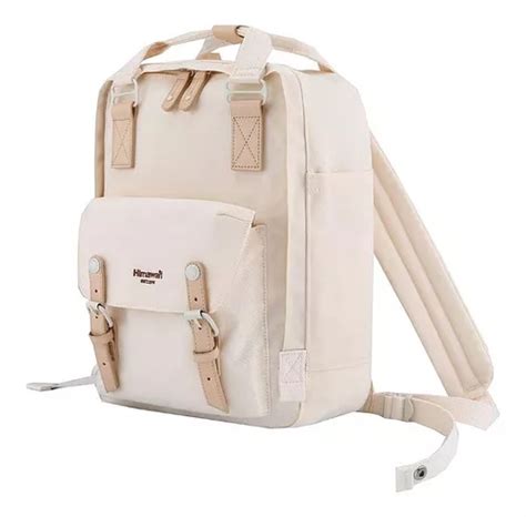 Mochila Bolso Himawari Retro Porta Notebook Color Nude Diseño De La Tela Nylon MercadoLibre