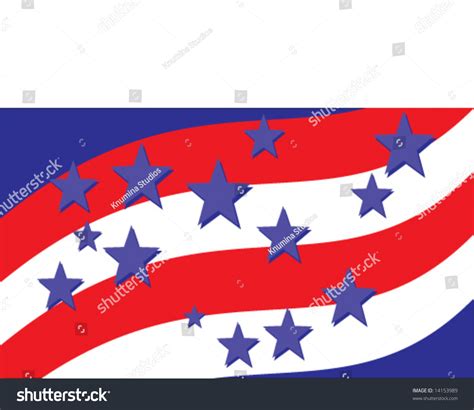 Vector Stars Stripes Background Stock Vector Royalty Free 14153989