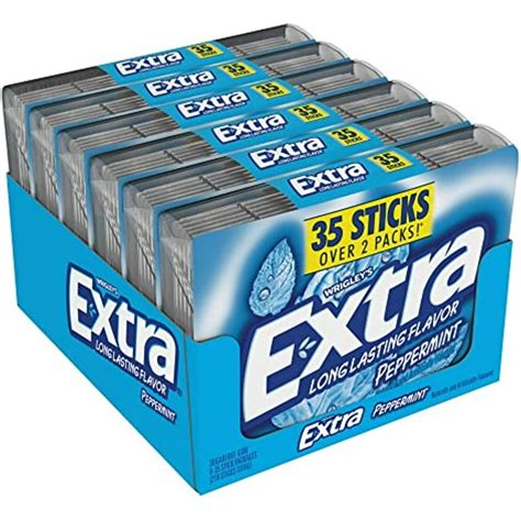 Extra Gum Spearmint Sugar Free Chewing Gum Mega Pack 35 45 Off