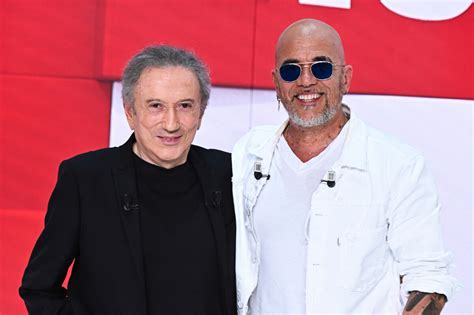 Photo Exclusif Michel Drucker Et Pascal Obispo Enregistrement De