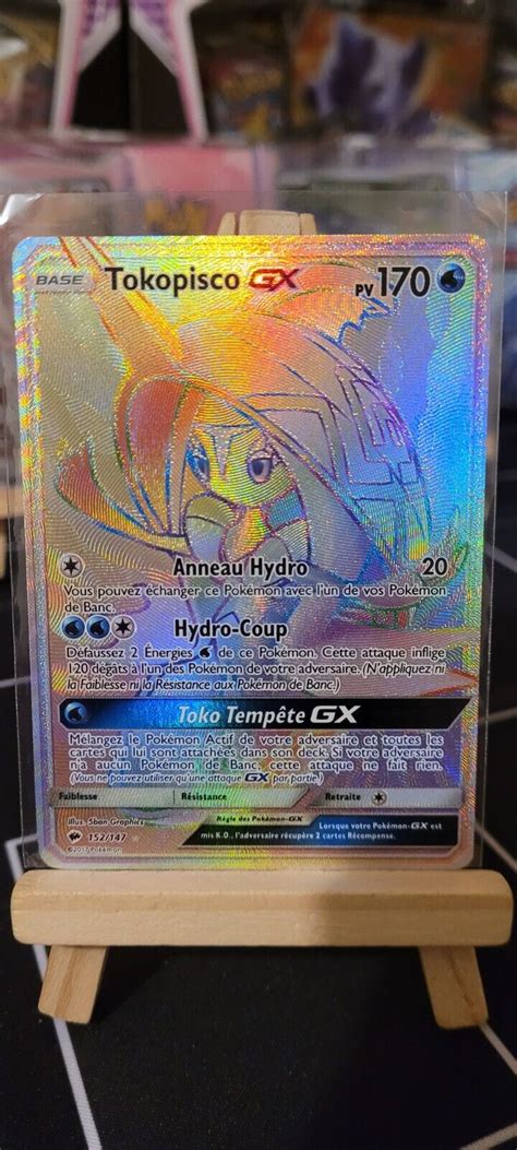 Carte Pokemon Tokopisco Gx Secr Te Soleil Et Lune Sl Fr