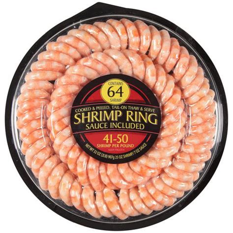 Frozen Cooked In Shell Tail On Shrimp Rings Oz Walmart