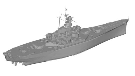 Obj File Uss Alabama Battleship 🎲・3d Printing Design To Download・cults