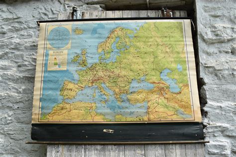 Vintage Wall Map of Europe, multiple styles – Chartreuse & co