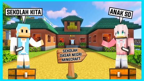 Desa Kita Sudah Ada Sekolah Di Minecraft Ft Shasyaalala YouTube