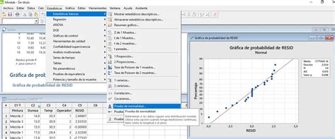 Control Estadistico De La Calidad Con El Software Estad Stico Minitab