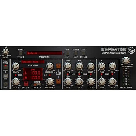 Slate Digital Repeater Delay Plugin Reverb