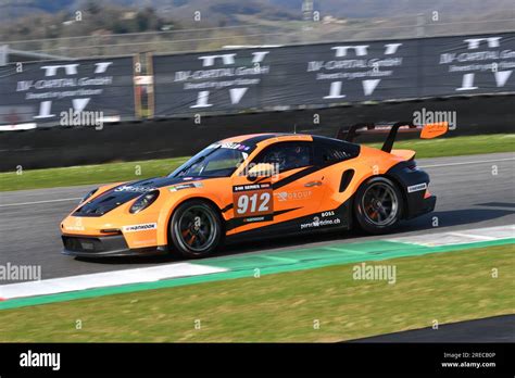 Scarperia 23 March 2023 Porsche 911 GT3 Cup 992 Of Team Centri