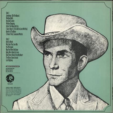 Hank Williams Greatest Hits Volume 2 Vg Uk Vinyl Lp Album Lp Record