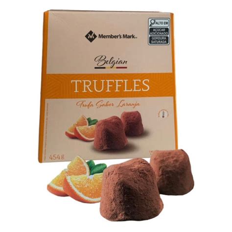 Trufas Belgas De Chocolate E Laranja Member S Mark Caixa G Shopee