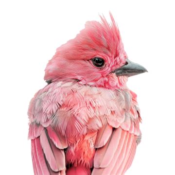 Vibrant Pink Bird With Beautiful Plumage Bird Pink Wings Png