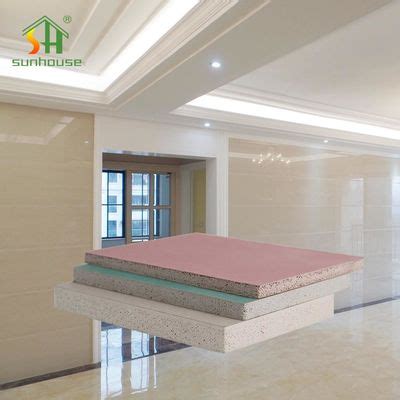 9mm Fire Resistant Plasterboard Sheetrock For Drywall Partition