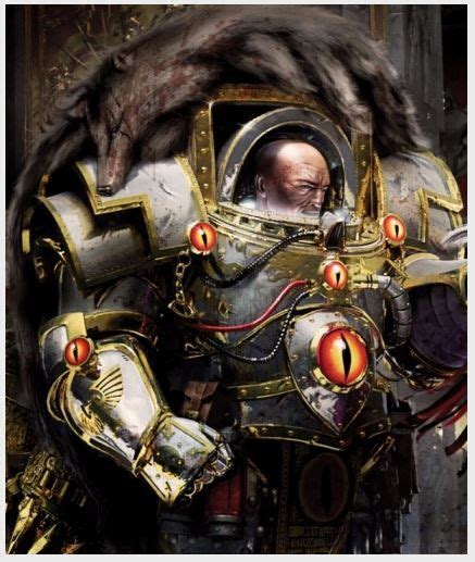 Warmaster Horus In His Pre Heresy Luna Wolves Legion Colours During The