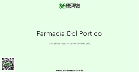 Farmacia Del Portico A Ravenna RA SistemaSanitario It