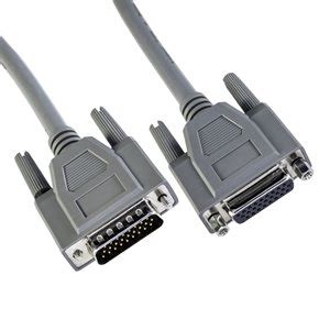 Amphenol CS DSDHD15MF0 002 5 15 Pin HD15 Deluxe HD D Sub Cable