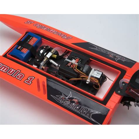 Bateau Radiocommand Josway Mad Shark V Brushless Rouge Rtr Jw V