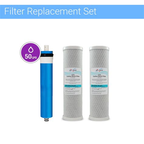 Compatible Ge Smartwater Reverse Osmosis Ro Set Gxrm10g Filter 50 Gpd Membrane