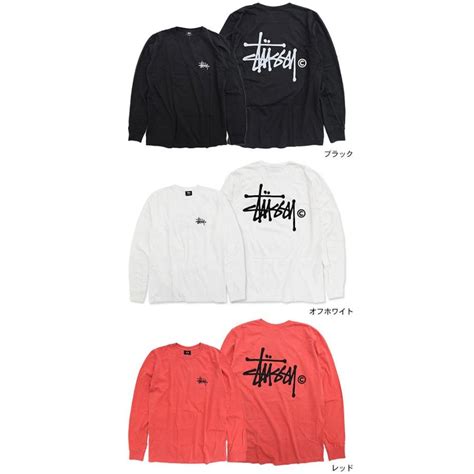 ステューシー Tシャツ 長袖 Stussy レディース Women Basic Logo Pigment Dyed ピグメント カットソー