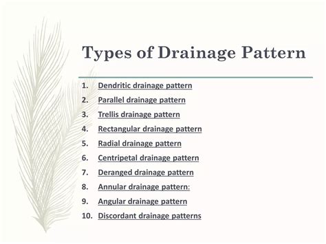 Types Drainage pattern presentation | PPT