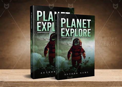 Sci Fi Book Cover Design Planet Explore