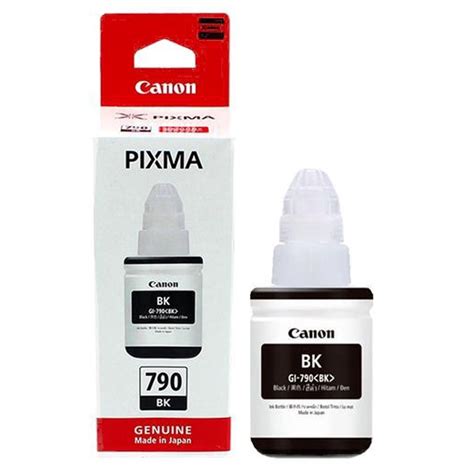 Canon Ink Tank Gi 790bk Black Ink Bottle G1000g2000g3000 Model Gi