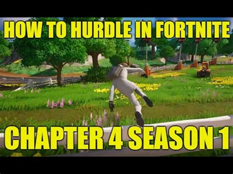 How To Hurdle In Fortnite YouTube