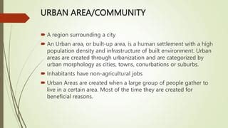 Emergence : Urban Community & Metropolis | PPT | Free Download