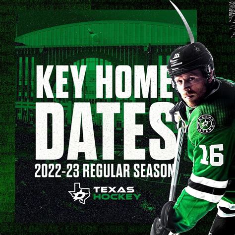 Dallas Stars Home Schedule Highlights