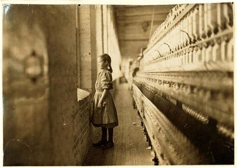 Lewis Hine Girl Spinner 11 Years Old Rhodes Manufacturing Co