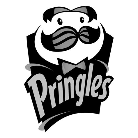 Pringles Original Flavour Logo Black and White – Brands Logos