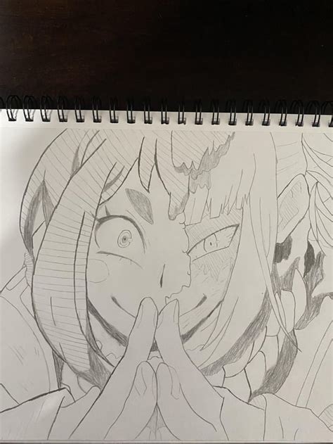 Toga quirk power up : r/AnimeSketch