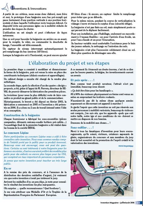 Invention Magazine N121 Concours Lépine