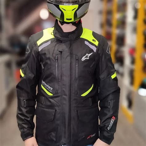 Jaqueta Alpinestars Andes V Drystar Preto Amarelo