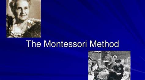 What is the Montessori “Method” – International Montessori Society