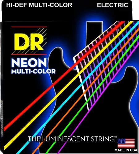 Encordoamento Guitarra Dr Strings Neon Multicor 09 Colorida MercadoLivre