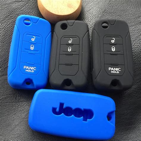 Silicone Rubber Car Key Cover Case Shell For Jeep Compass Renegade