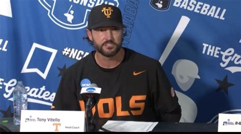 Tony Vitello Delivers Epic Speech After Vols Clinch College World