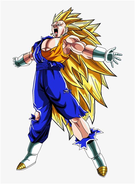 Ssj Vegetto Dragon Ball Z Vegeta Super Sayen Free Transparent Png