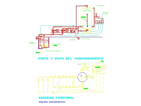 Hydropneumatic Pumping System In AutoCAD CAD 278 94 KB Bibliocad