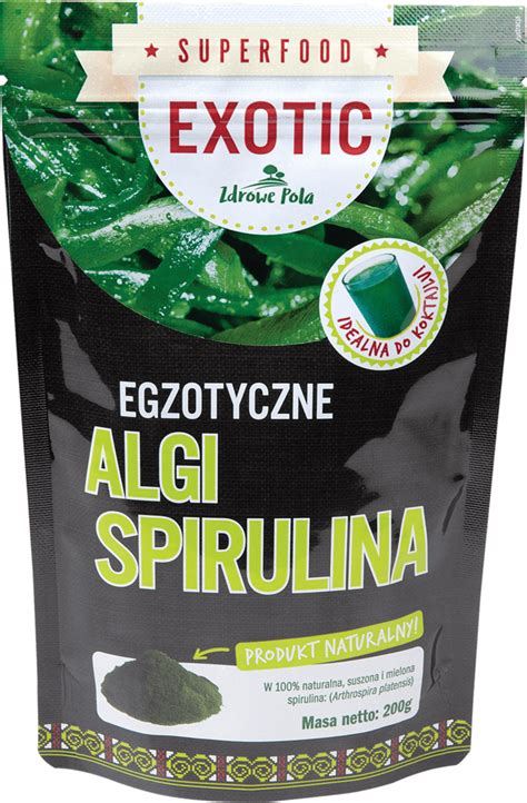 ZDROWE POLA SuperFood Exotic Algi Spirulina 200 G Drogeria