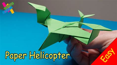 How To Make A Paper Helicopter Step By Step