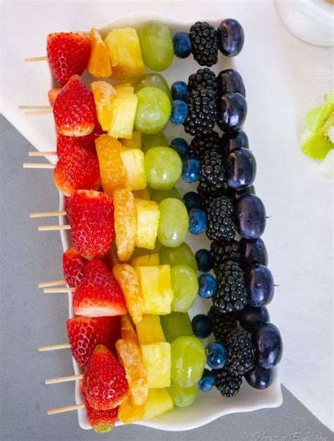 X De Leukste Gezonde Traktaties Met Fruit In Rainbow Fruit