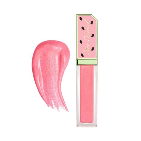 Too Faced Juicy Fruits Watermelon Lip Gloss In Mega Melons Beauty Shop