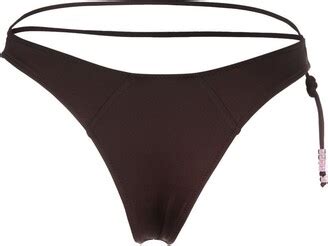 Jacquemus Brown Le Bas De Maillot Barco Bikini Bottoms Shopstyle Two