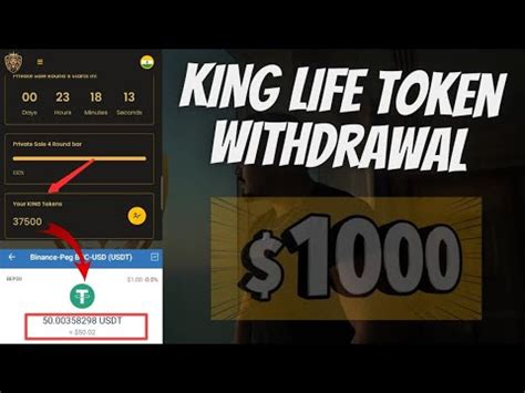 King Life Token Withdrawal King Life Token New Update King Life