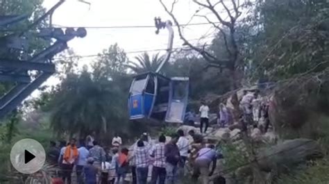 Jharkhand News Deoghar S Trikoot Ropeway Accident Persons Injured